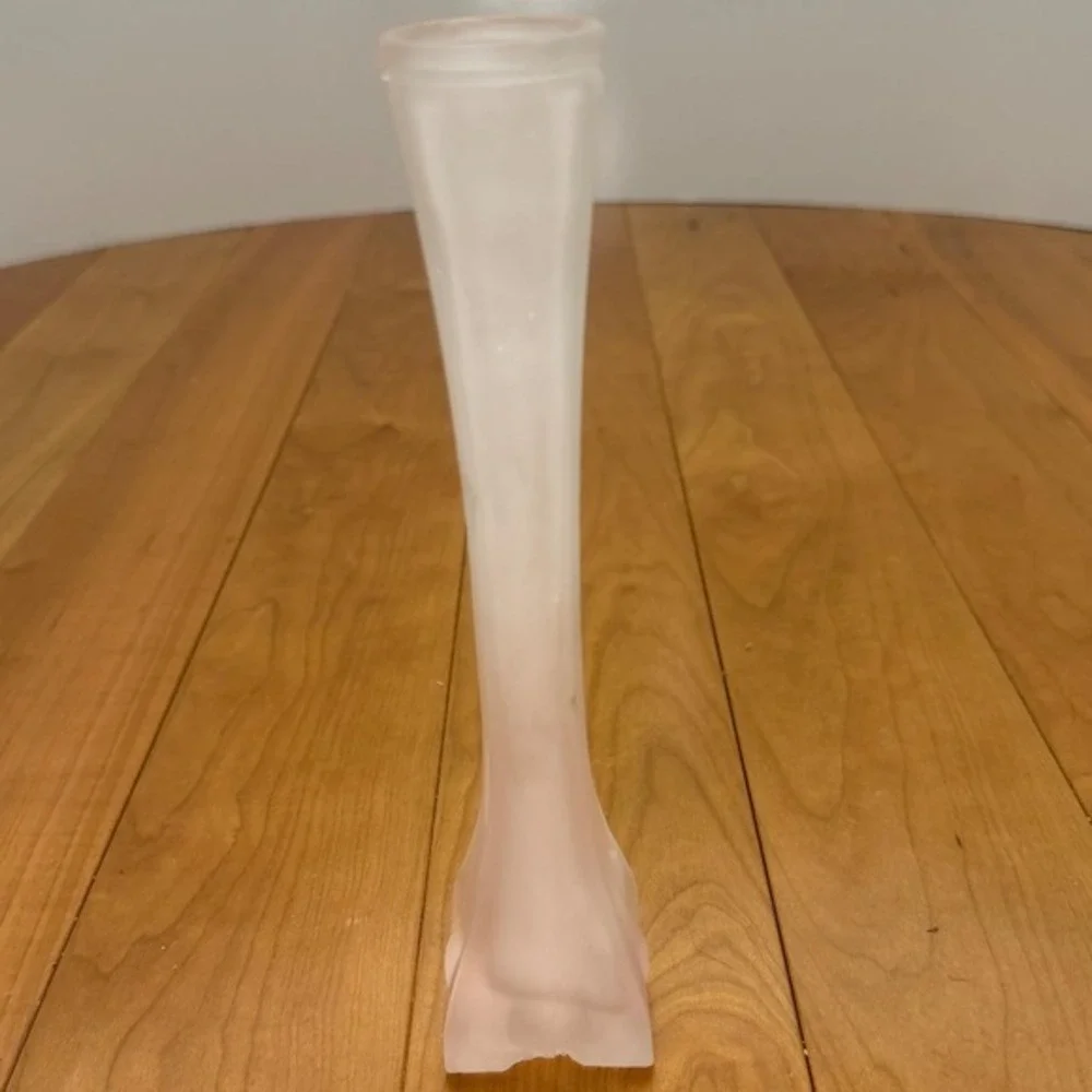 Vintage Frosted Pink Glass Bud Vase – Giftwares Co. Satin Finish Square Base 8